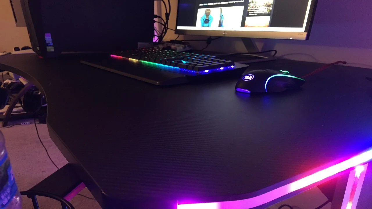 E Win 2.0 Edition RGB Gaming Desk Review Sturdy Stylish And A